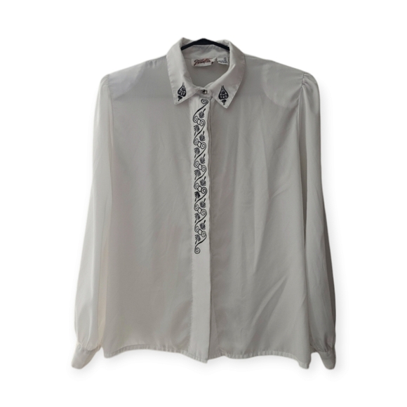 Sterling Harris Tops - Vintage Embroidered Blouse